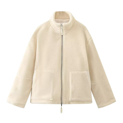 Cozy Zip-Up Textured Jacket