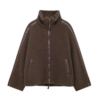 Cozy Zip-Up Textured Jacket