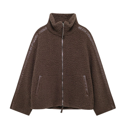 Cozy Zip-Up Textured Jacket